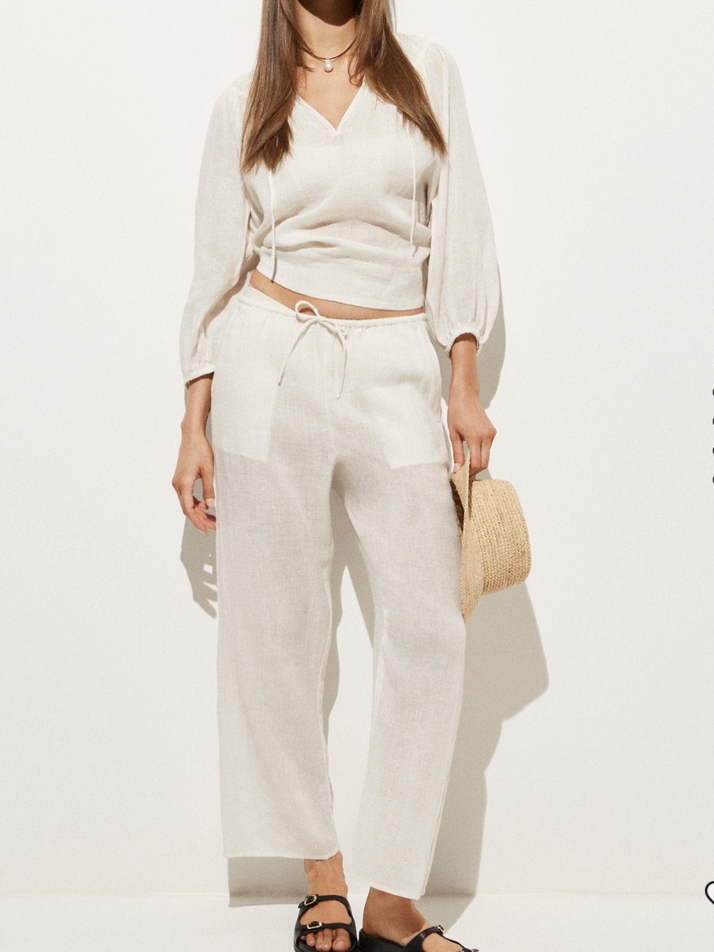 J. Crew Beach Pant In Hamilton Linen Blend